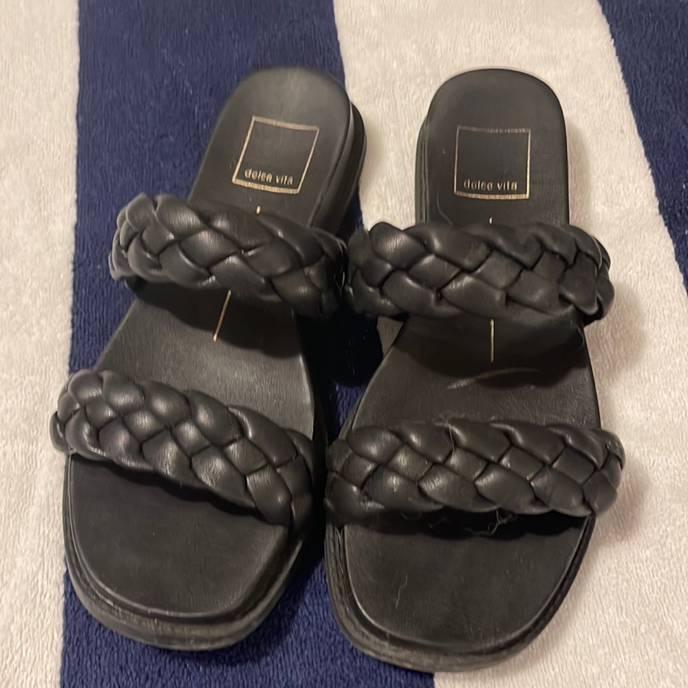 Womens Dolce Vita black sandals